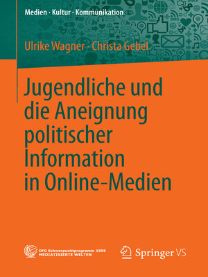 cover image of Jugendliche und die Aneignung politischer Information in Online-Medien